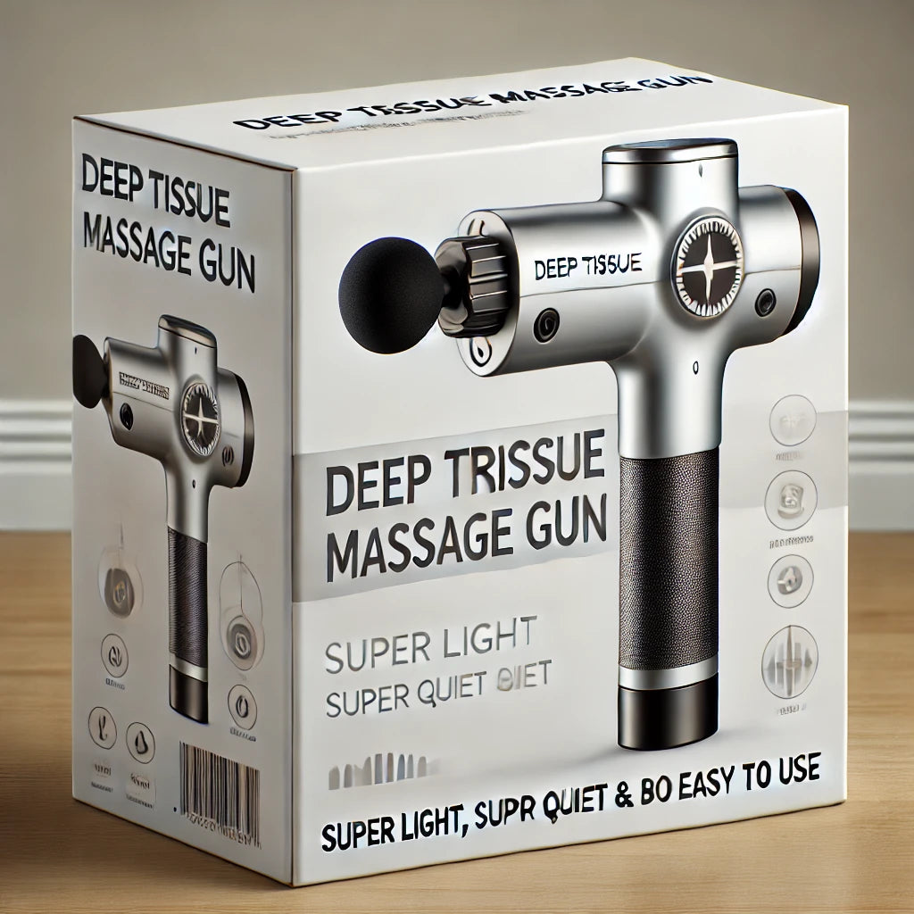 Deep Tissue Massage Gun - Super Quiet & Lightweight