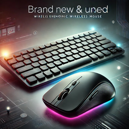 Wireless Keyboard and Mouse Combo – Sleek and Compact Design